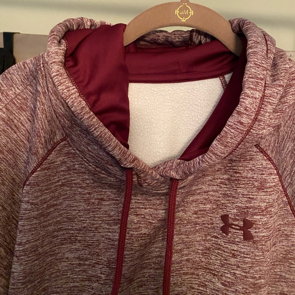Under Armour Storm Hoodie New Without Tags Maroon - Picture 3 of 9